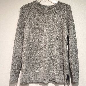 Mud Pie Gray Crew Neck Sweater